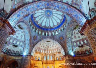 Inside Blue Mosque Turkey