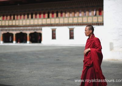 Local Bhutan Monk